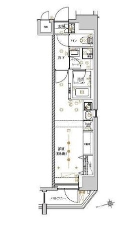 入谷駅 徒歩7分 7階の物件間取画像